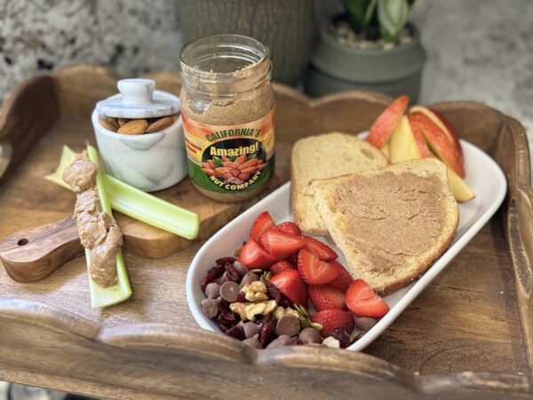 Real Almond Butter - Roasted Organic Almonds With Raw Honey 12oz Jar - Image 4